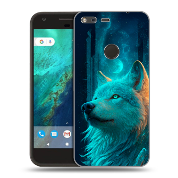 Силиконовый чехол на Google Pixel с принтом бабочки саккура