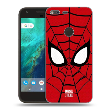Силиконовый чехол на Google Pixel с принтом человек паук spiderman Силиконовый чехол на Google Pixel с принтом человек паук spiderman