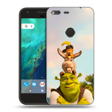 Силиконовый чехол на Google Pixel с принтом Шрек Shrek