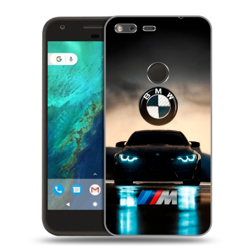 Силиконовый чехол на Google Pixel с принтом БМВ BMW Силиконовый чехол на Google Pixel с принтом БМВ BMW
