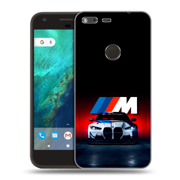 Силиконовый чехол на Google Pixel с принтом БМВ BMW Силиконовый чехол на Google Pixel с принтом БМВ BMW