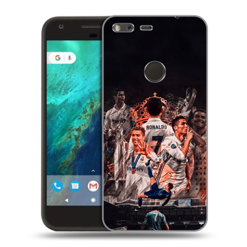 Силиконовый чехол на Google Pixel с принтом Реал Роналдо Real Ronaldo Силиконовый чехол на Google Pixel с принтом Реал Роналдо Real Ronaldo