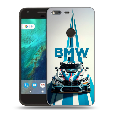 Силиконовый чехол на Google Pixel с принтом БМВ BMW Силиконовый чехол на Google Pixel с принтом БМВ BMW