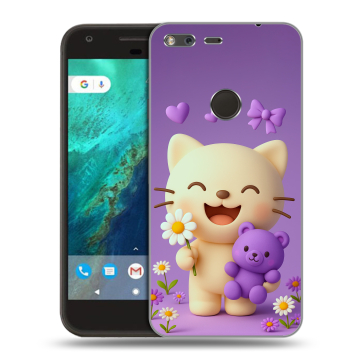 Силиконовый чехол на Google Pixel с принтом для девочек Силиконовый чехол на Google Pixel с принтом для девочек