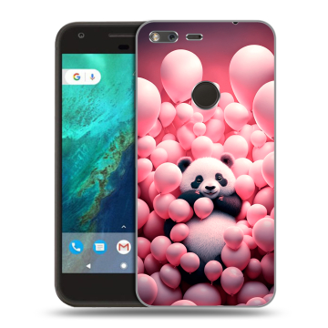 Силиконовый чехол на Google Pixel с принтом Панда