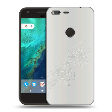 Силиконовый чехол на Google Pixel с принтом Сотворение мира