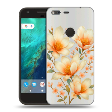 Силиконовый чехол на Google Pixel с принтом Цветы