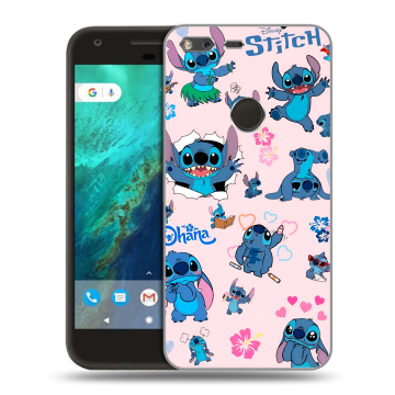Силиконовый чехол на Google Pixel с принтом Лило и Стич Силиконовый чехол на Google Pixel с принтом Лило и Стич