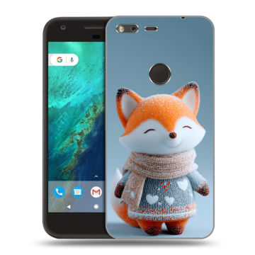Силиконовый чехол на Google Pixel с принтом Лиса