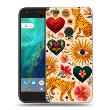Силиконовый чехол на Google Pixel с принтом Модный принт