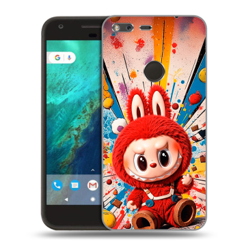 Силиконовый чехол на Google Pixel с принтом Labubu Лабубу Силиконовый чехол на Google Pixel с принтом Labubu Лабубу