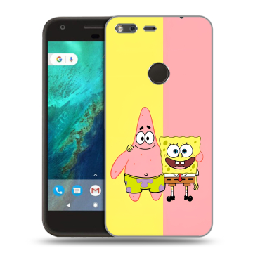 Силиконовый чехол на Google Pixel с принтом Спанч боб Спанчбоб Силиконовый чехол на Google Pixel с принтом Спанч боб Спанчбоб