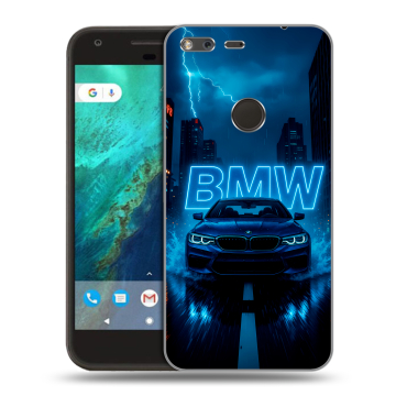 Силиконовый чехол на Google Pixel с принтом BMW БМВ Силиконовый чехол на Google Pixel с принтом BMW БМВ