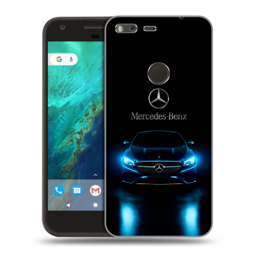 Силиконовый чехол на Google Pixel с принтом Mercedes Мерседес Силиконовый чехол на Google Pixel с принтом Mercedes Мерседес