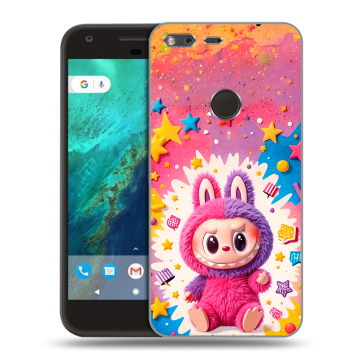 Силиконовый чехол на Google Pixel с принтом Labubu Лабубу Силиконовый чехол на Google Pixel с принтом Labubu Лабубу