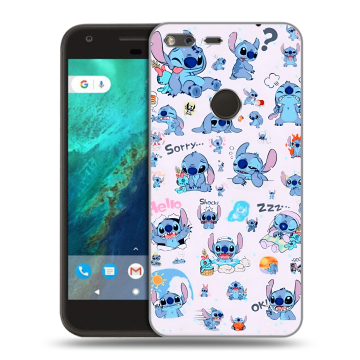Силиконовый чехол на Google Pixel с принтом Лило и Стич Силиконовый чехол на Google Pixel с принтом Лило и Стич