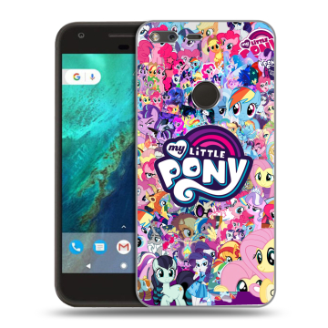 Силиконовый чехол на Google Pixel с принтом My little pony Дружба чудо Силиконовый чехол на Google Pixel с принтом My little pony Дружба чудо