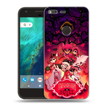 Силиконовый чехол на Google Pixel с принтом Hazbin Hotel Отель Хазбин Силиконовый чехол на Google Pixel с принтом Hazbin Hotel Отель Хазбин
