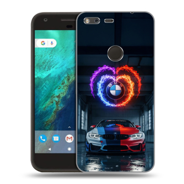 Силиконовый чехол на Google Pixel с принтом BMW БМВ Силиконовый чехол на Google Pixel с принтом BMW БМВ