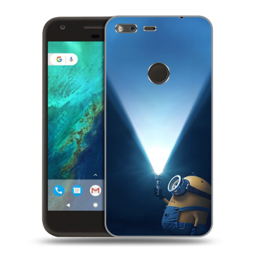 Силиконовый чехол на Google Pixel с принтом Миньоны Силиконовый чехол на Google Pixel с принтом Миньоны