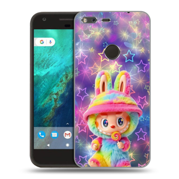 Силиконовый чехол на Google Pixel с принтом Labubu Лабубу Силиконовый чехол на Google Pixel с принтом Labubu Лабубу