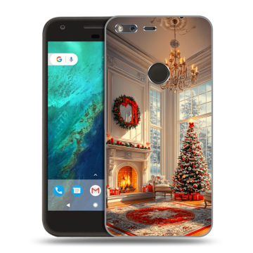 Силиконовый чехол на Google Pixel с принтом Новый год