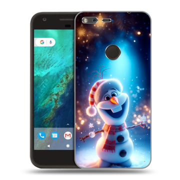 Силиконовый чехол на Google Pixel с принтом Новый год