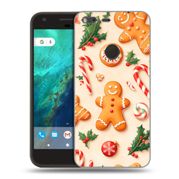 Силиконовый чехол на Google Pixel с принтом Новый год