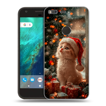 Силиконовый чехол на Google Pixel с принтом Новый год
