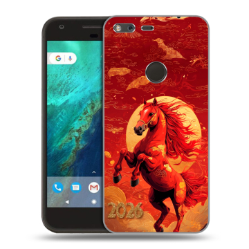 Силиконовый чехол на Google Pixel с принтом Новый год