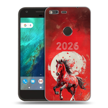 Силиконовый чехол на Google Pixel с принтом Новый год