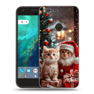 Силиконовый чехол на Google Pixel с принтом Новый год