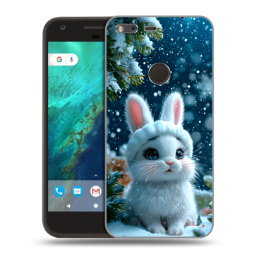 Силиконовый чехол на Google Pixel с принтом Новый год
