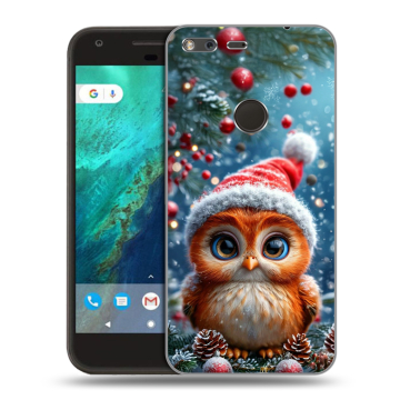 Силиконовый чехол на Google Pixel с принтом Новый год Силиконовый чехол на Google Pixel с принтом Новый год