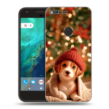 Силиконовый чехол на Google Pixel с принтом Новый год Силиконовый чехол на Google Pixel с принтом Новый год
