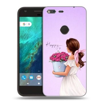 Силиконовый чехол на Google Pixel с принтом женский Силиконовый чехол на Google Pixel с принтом женский