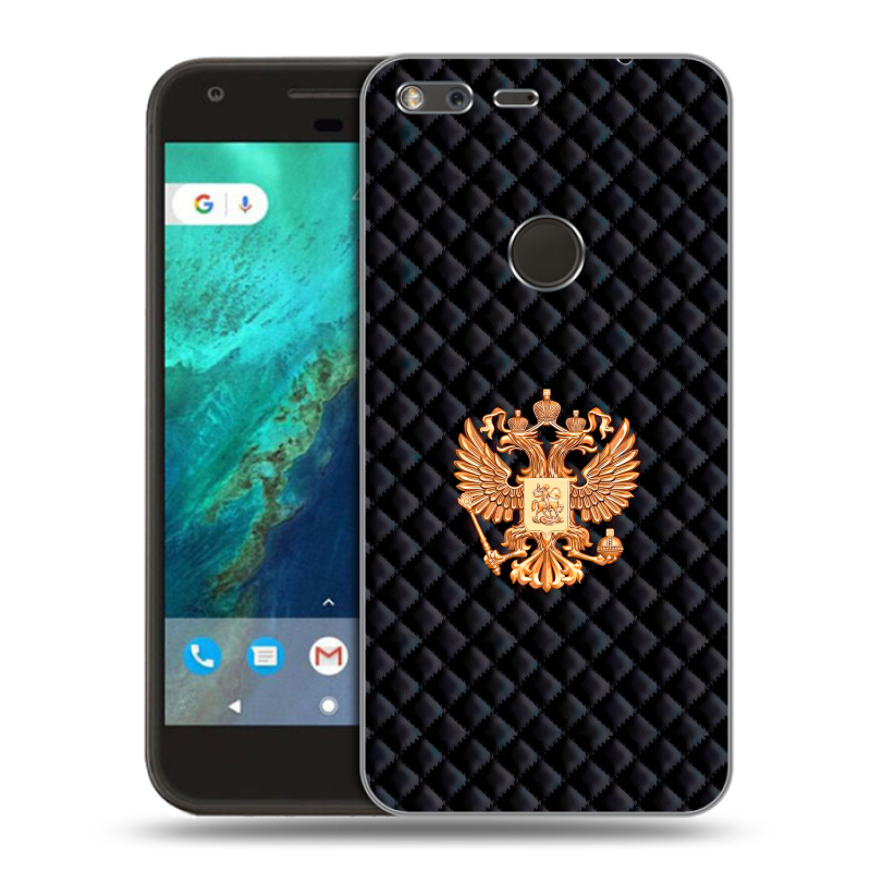 Силиконовый чехол на Google Pixel с принтом Герб России принт Силиконовый чехол на Google Pixel с принтом Герб России принт