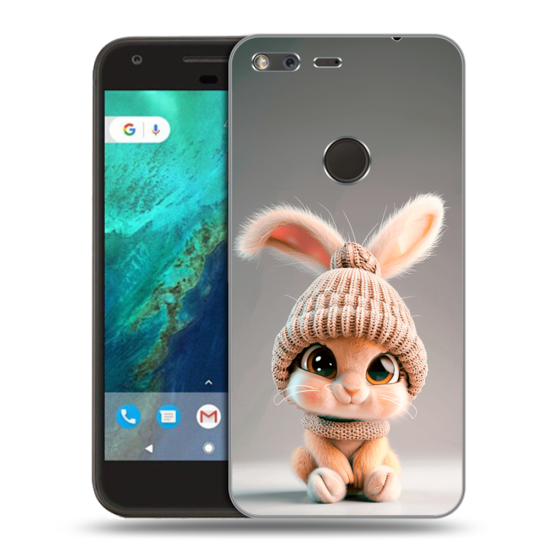 Силиконовый чехол на Google Pixel с принтом Кролик Силиконовый чехол на Google Pixel с принтом Кролик