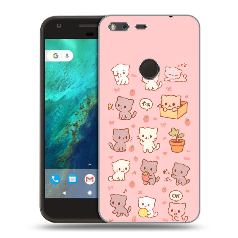 Силиконовый чехол на Google Pixel с принтом Hello Kitty Хелоу Кити Силиконовый чехол на Google Pixel с принтом Hello Kitty Хелоу Кити