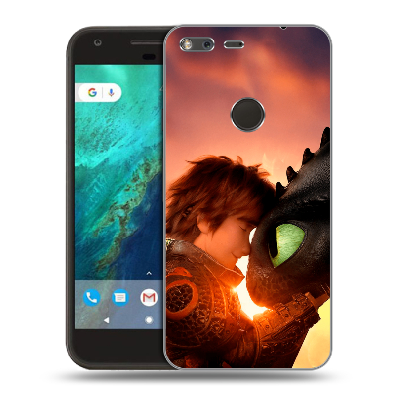 Пластиковый чехол на Google Pixel с принтом Как приручить дракона Пластиковый чехол на Google Pixel с принтом Как приручить дракона