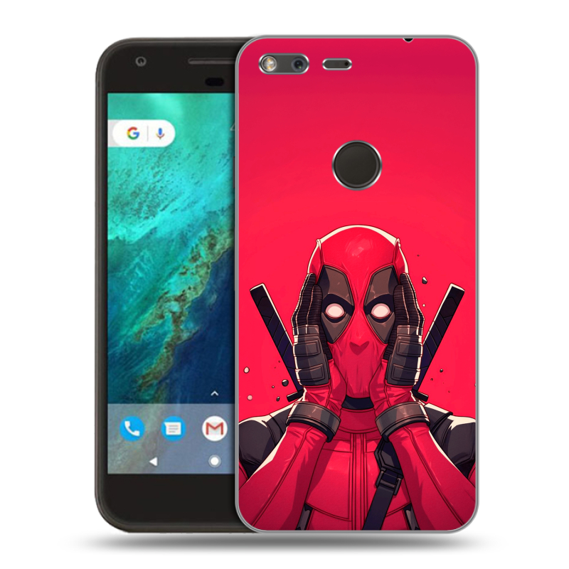 Пластиковый чехол на Google Pixel с принтом Дедпул Deadpool Пластиковый чехол на Google Pixel с принтом Дедпул Deadpool