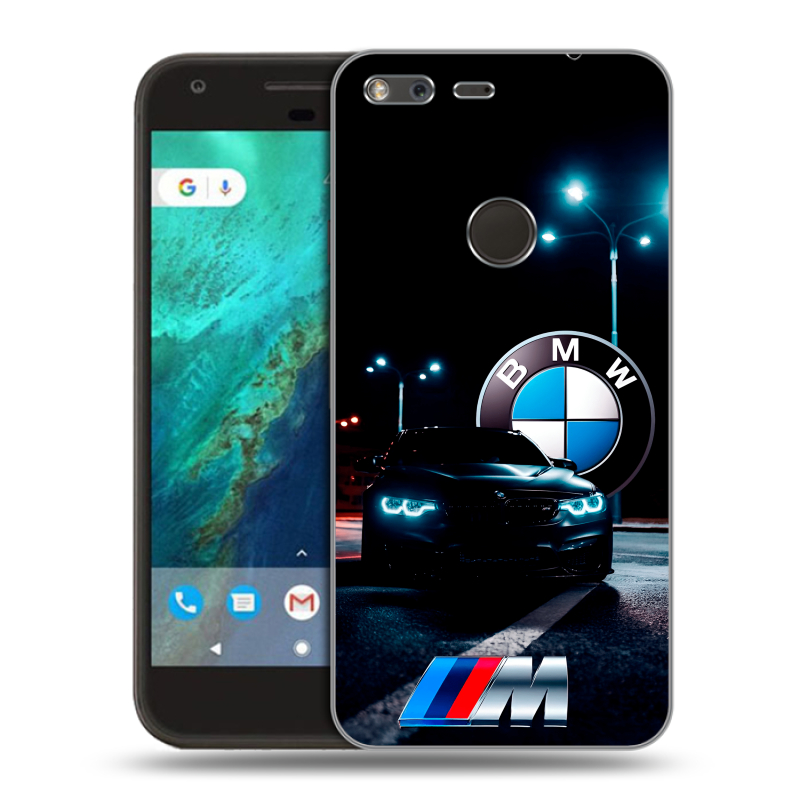 Силиконовый чехол на Google Pixel с принтом БМВ BMW Силиконовый чехол на Google Pixel с принтом БМВ BMW