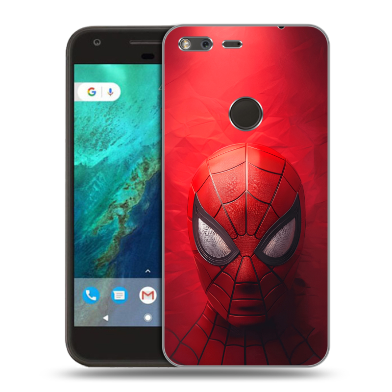 Силиконовый чехол на Google Pixel с принтом Spiderman Человек паук Силиконовый чехол на Google Pixel с принтом Spiderman Человек паук