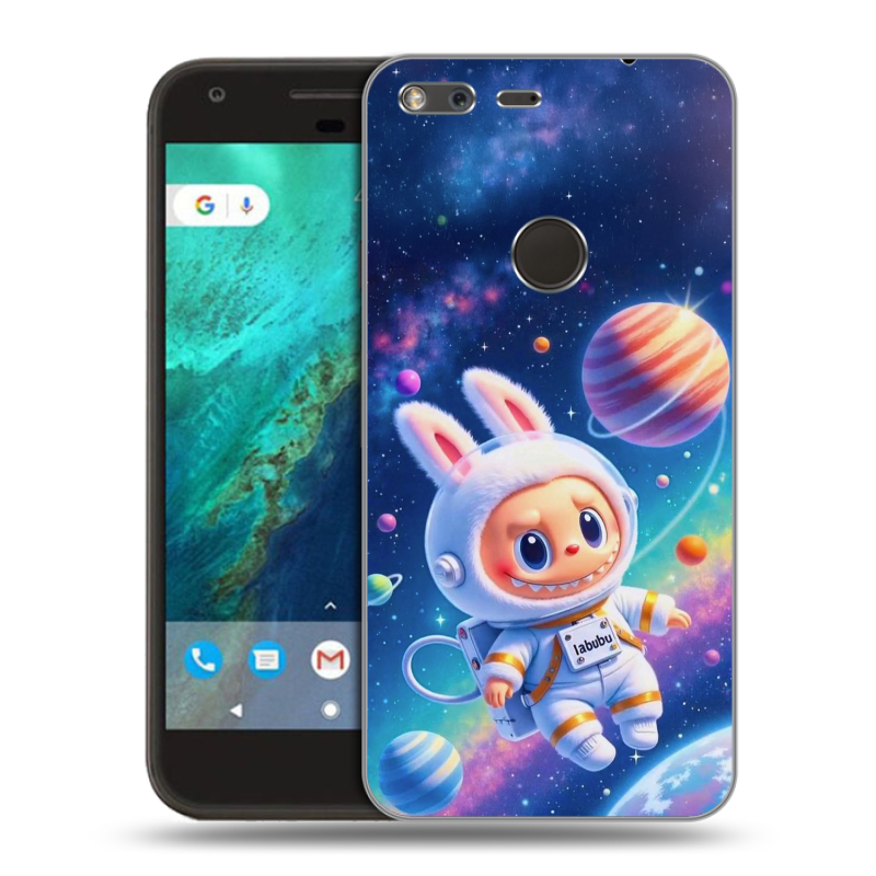 Силиконовый чехол на Google Pixel с принтом Labubu Лабубу Силиконовый чехол на Google Pixel с принтом Labubu Лабубу