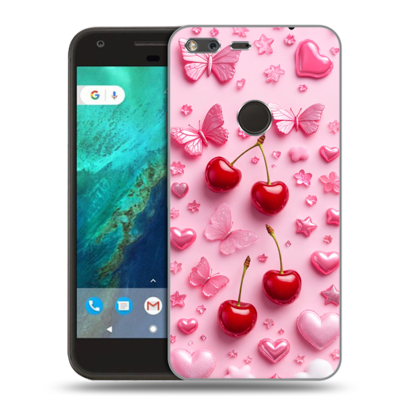Силиконовый чехол на Google Pixel с принтом для девочек Силиконовый чехол на Google Pixel с принтом для девочек
