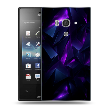 Пластиковый чехол на Sony Xperia acro S с принтом Абстракиция