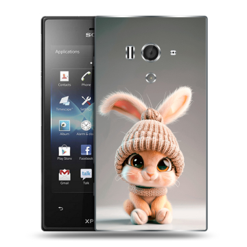 Пластиковый чехол на Sony Xperia acro S с принтом Кролик Пластиковый чехол на Sony Xperia acro S с принтом Кролик