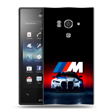Пластиковый чехол на Sony Xperia acro S с принтом БМВ BMW Пластиковый чехол на Sony Xperia acro S с принтом БМВ BMW