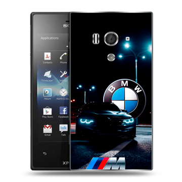 Пластиковый чехол на Sony Xperia acro S с принтом БМВ BMW Пластиковый чехол на Sony Xperia acro S с принтом БМВ BMW