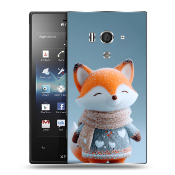 Пластиковый чехол на Sony Xperia acro S с принтом Лиса Пластиковый чехол на Sony Xperia acro S с принтом Лиса